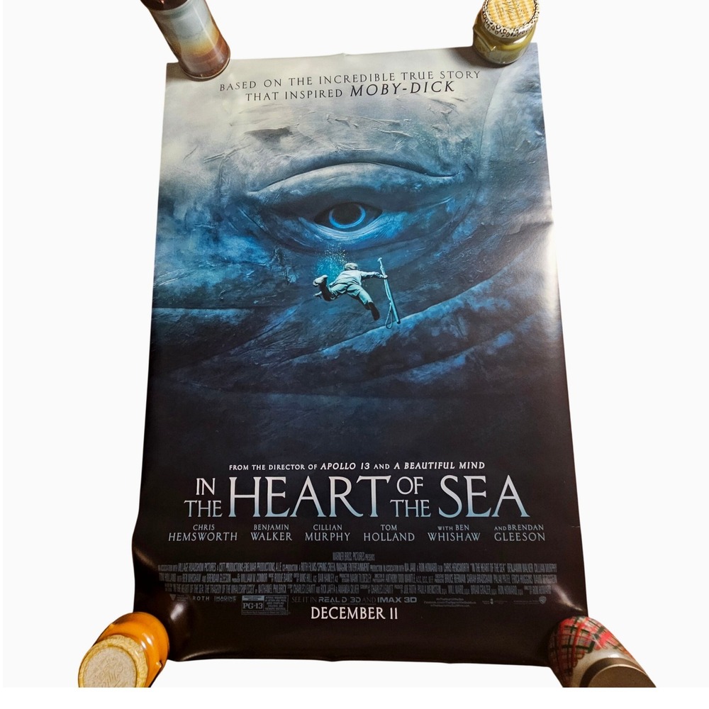 In the Heart of the Sea 2015 Original Movie Poster 27x40 Chris Hemsworth‎ D/S